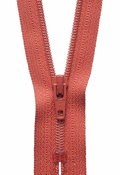Nylon Dress & Skirt Zips - 850 Rust